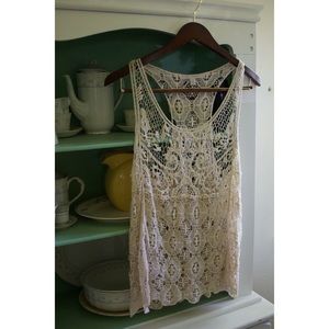 Crochet sleeveless tank